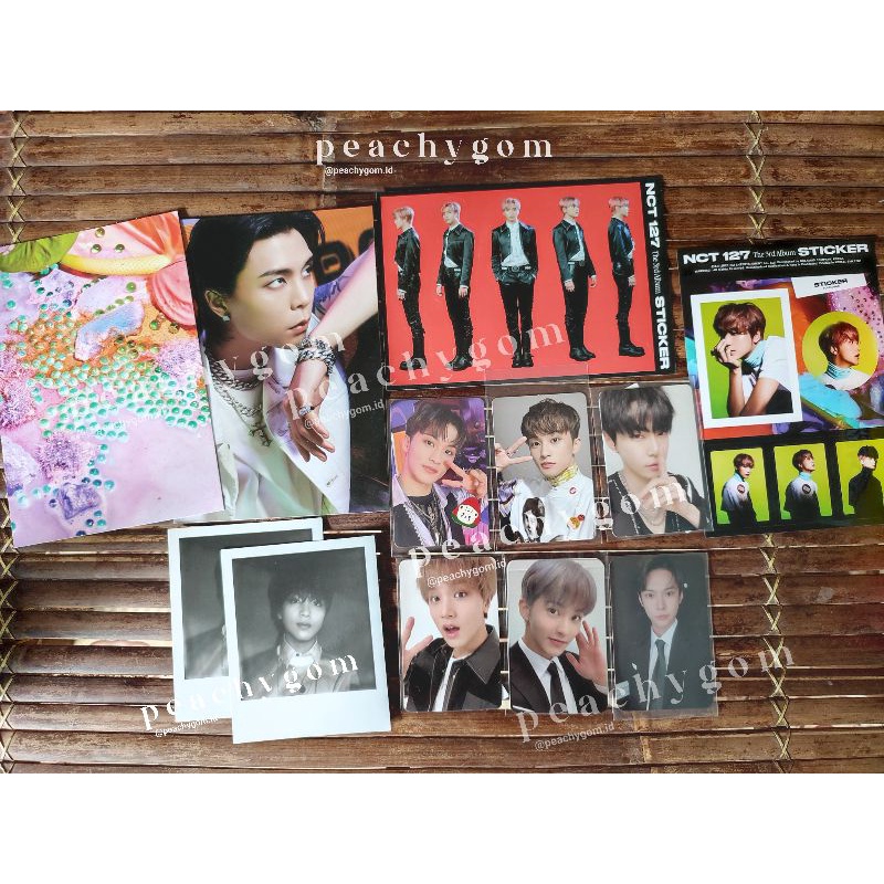 Mark Haechan Doyoung photocard nct127 Sticker / AR ticket