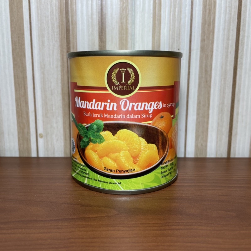 

Imperial Mandarin Orange 312gr / Buah Kaleng Jeruk [Exp 2025]