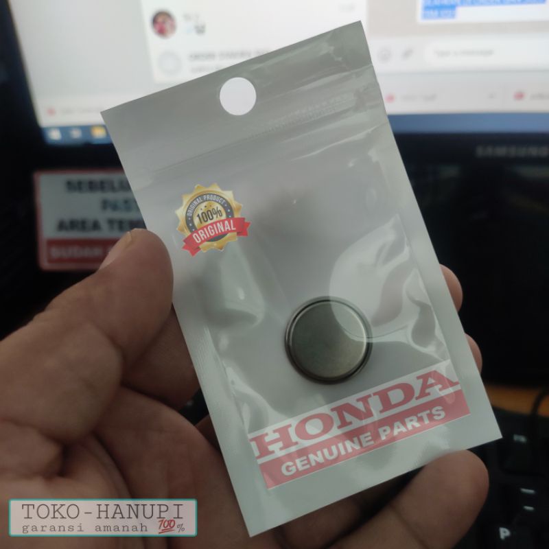 BATERAI REMOT KEYLESS ALARM KUNCI MOBIL HONDA FREED TAHUN 2012 ORIGINAL BATTERY KEYLESS