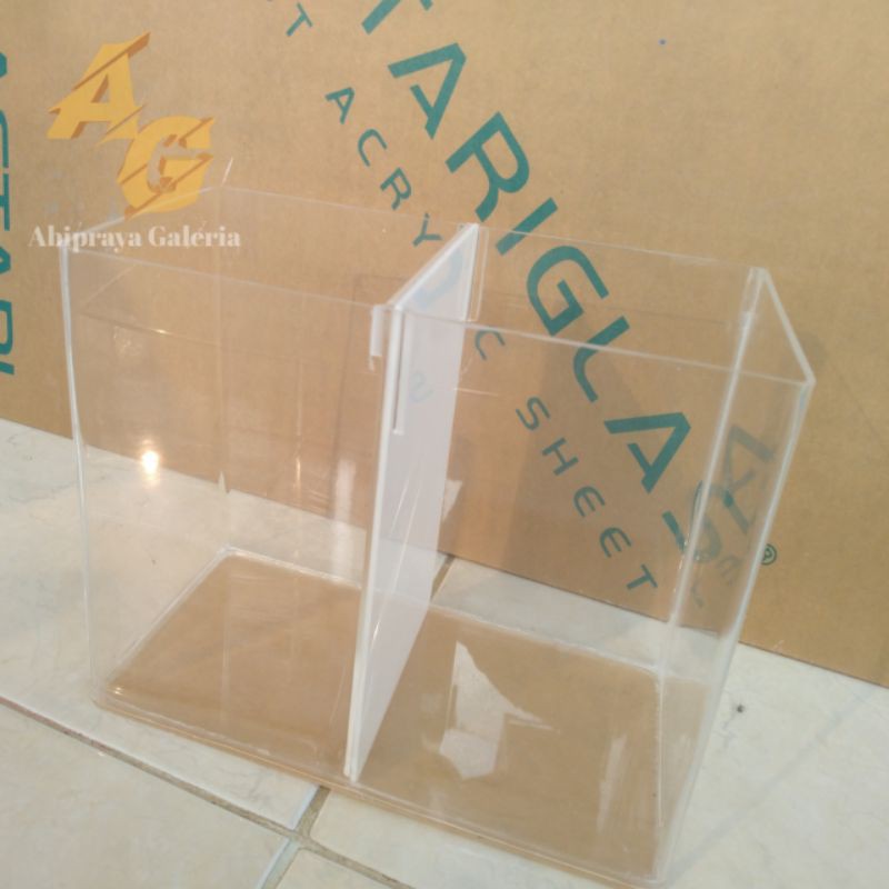 [Custom] Soliter cupang akrilik Uk. P30cm x L15cm x T15cm Bending