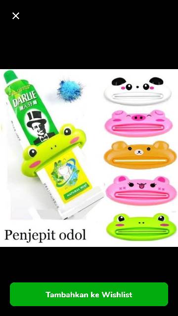 PENJEPIT ODOL BENTUK BIBIR / KARAKTER