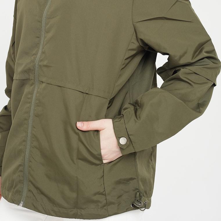 JAKET DARWIN OLIVE Outer PARASUT Casual Wanita Lengan Panjang LS - Baju Atasan Top Woman Jacket Edwi
