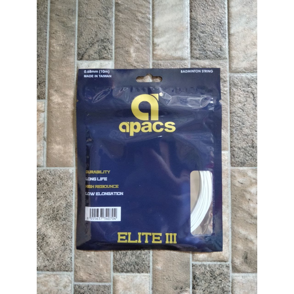 Senar raket Badminton APACS ELITE III ORIGINAL