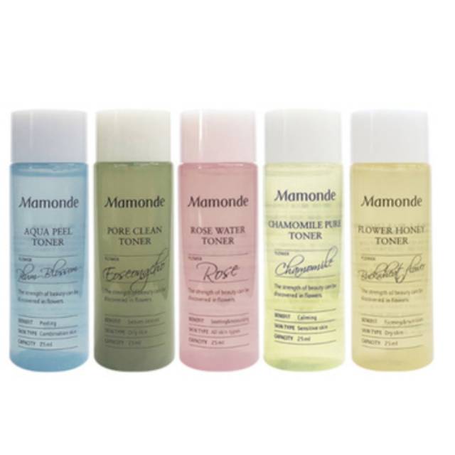 [MAMONDE] Flower Toner Trial Kit 25ml*1pcs (5 Variasi untuk di pilih)