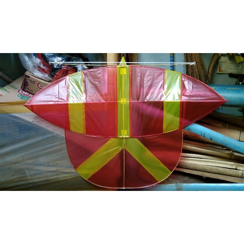 layang layang mainan,panjang sayap78 cm, model PEPET bokongan