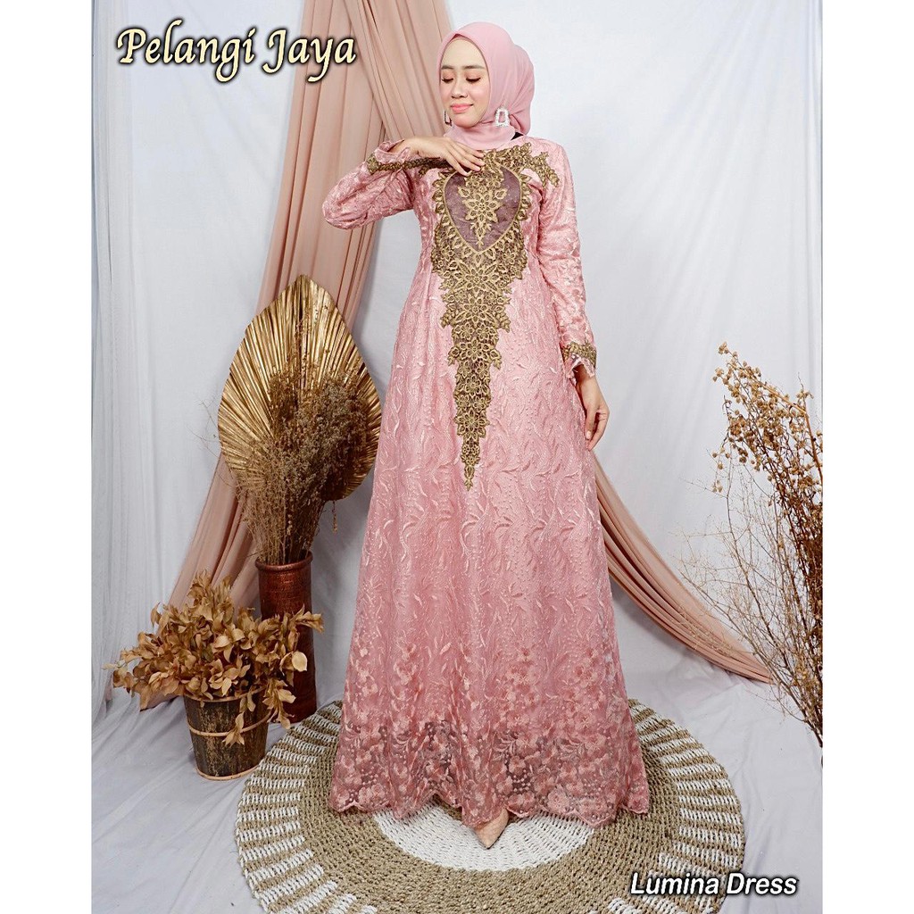 Gamis LUMINA Dress Pelangi Jaya ORI