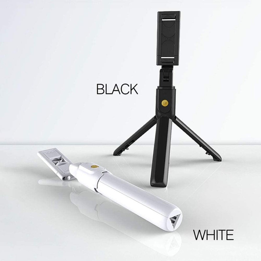 Tongsis K07 Tripod Standing 2in1 Extendable Selfie Stick With Bluetooth Remote K07 Tongsis Bluetooth K07 Tongsis Tripod K07