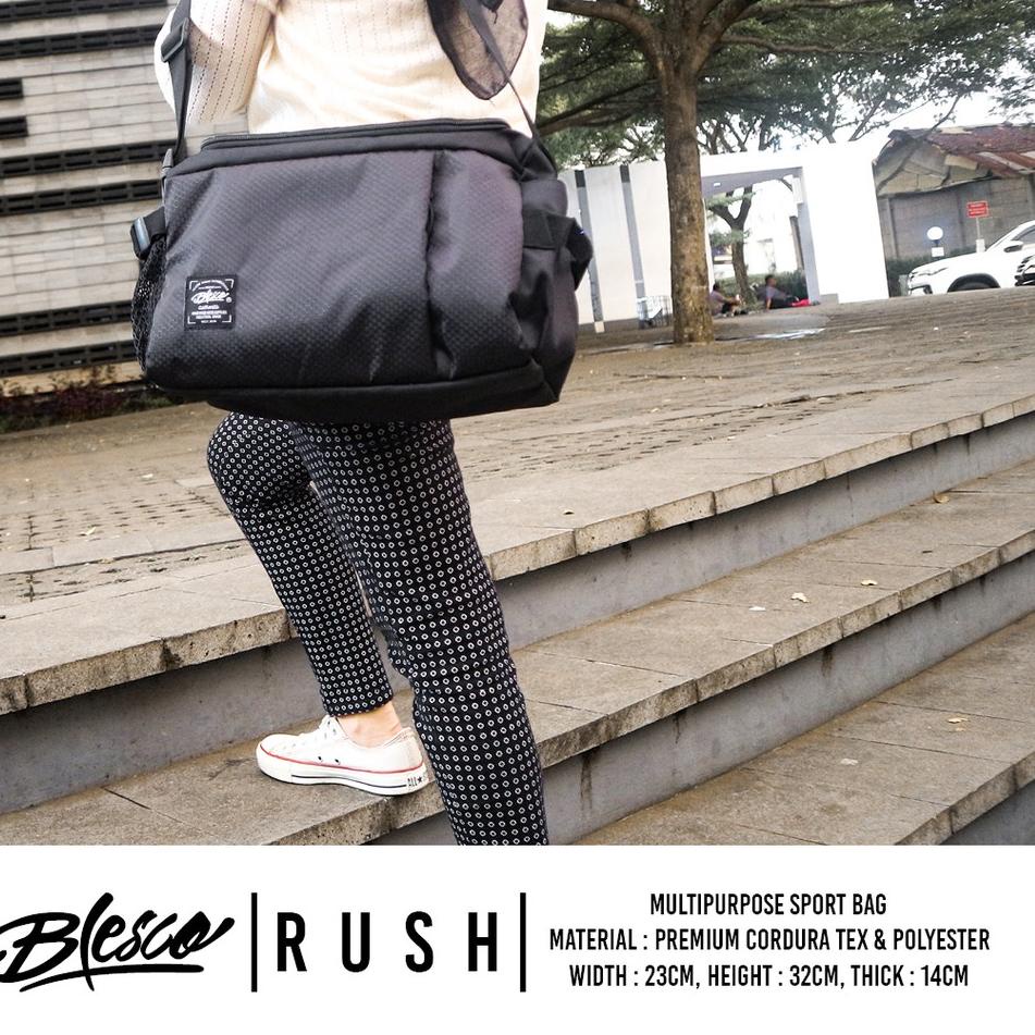 Pencarian Terlaris Duffle Bag Tas Selempang Sport Gym Futsal Blesco Rush Black Tas Olahraga Pria