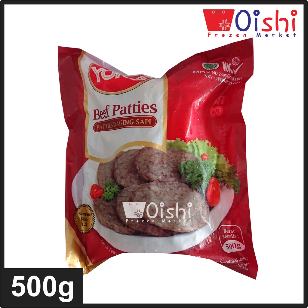 

Yona Beef Patties (Daging Sapi Burger) 500g