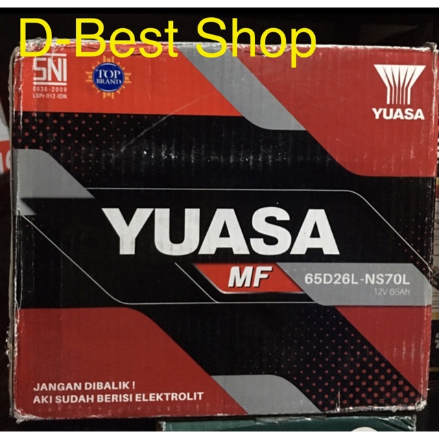 AKI / ACCU KERING YUASA MF NS70L / 65D26L GRANDIS, PAJERO