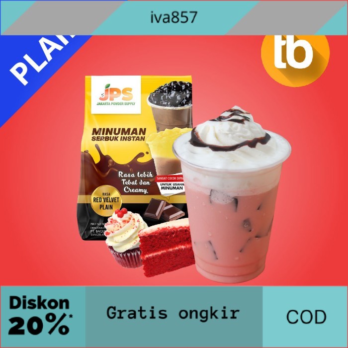 

PROMO JPS Bubuk Red Velvet Plain (Bubuk minuman dan makanan) GRATIS ONGKIR