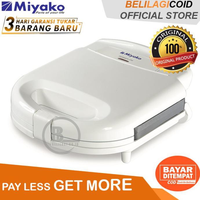 Miyako Toaster Tsk 258 / Pemanggang Roti Tsk258 - White - - Promo 