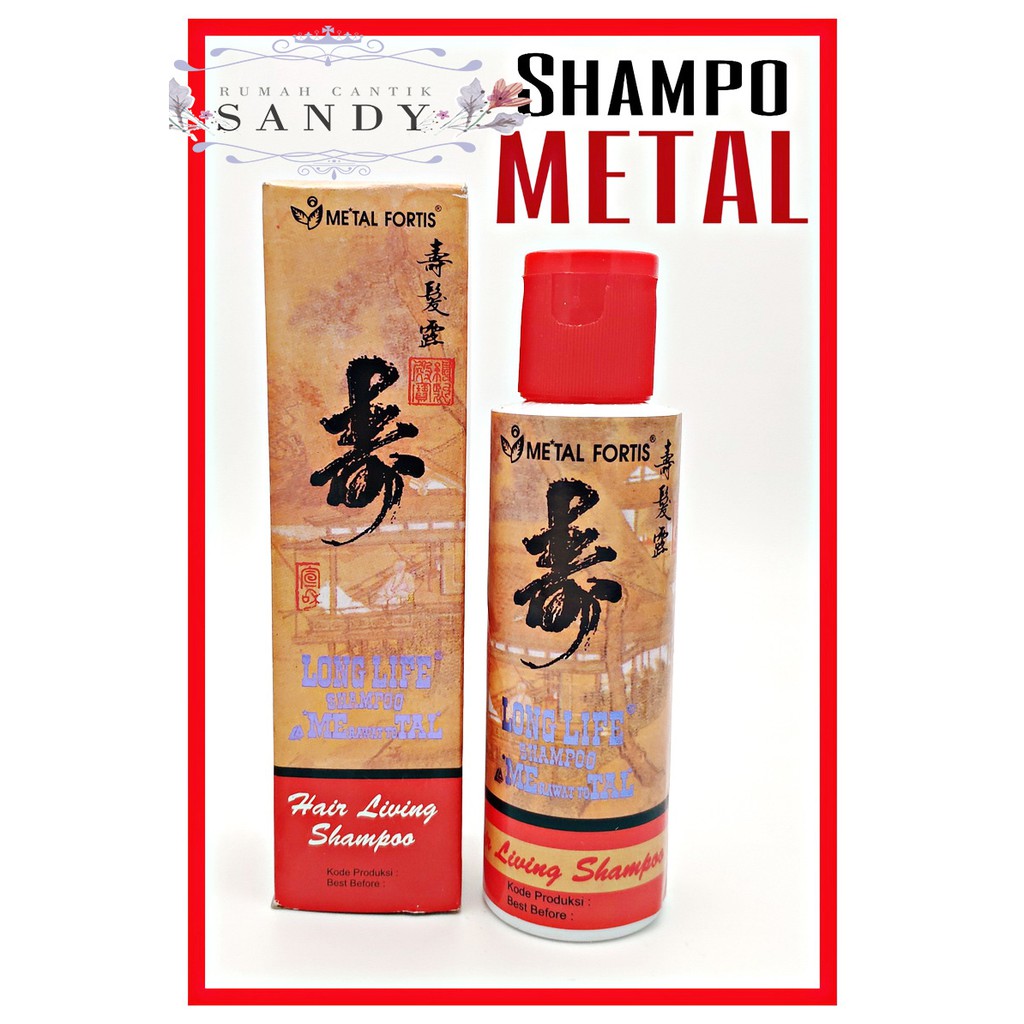 [ 100ML ] SHAMPOO METAL FORTIS ~ SHAMPO Pemanjang Rambut no.1