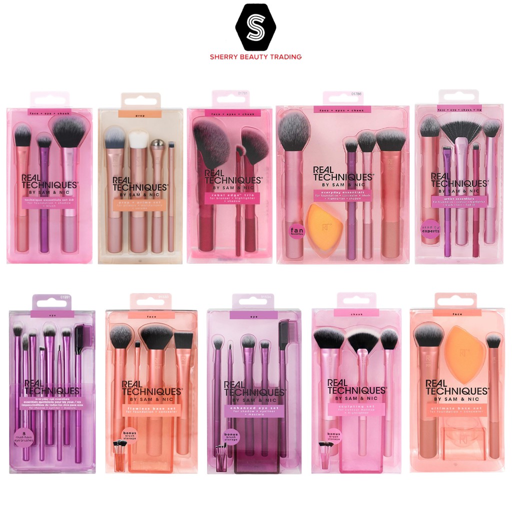 Real Techniques Makeup Brush Set Original Collection