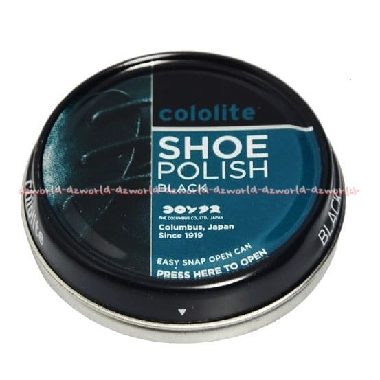 Cololite Shoe Polish Black 35ml Semir Sepatu Hitam Pembersih Sepatu Agar Mengkilat Bersih Kololait Cololait Cololit