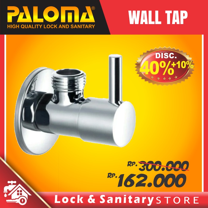 Stop Kran PALOMA FCP 1877 Kran Stop Toilet Kran Jet Shower Kran Tembok
