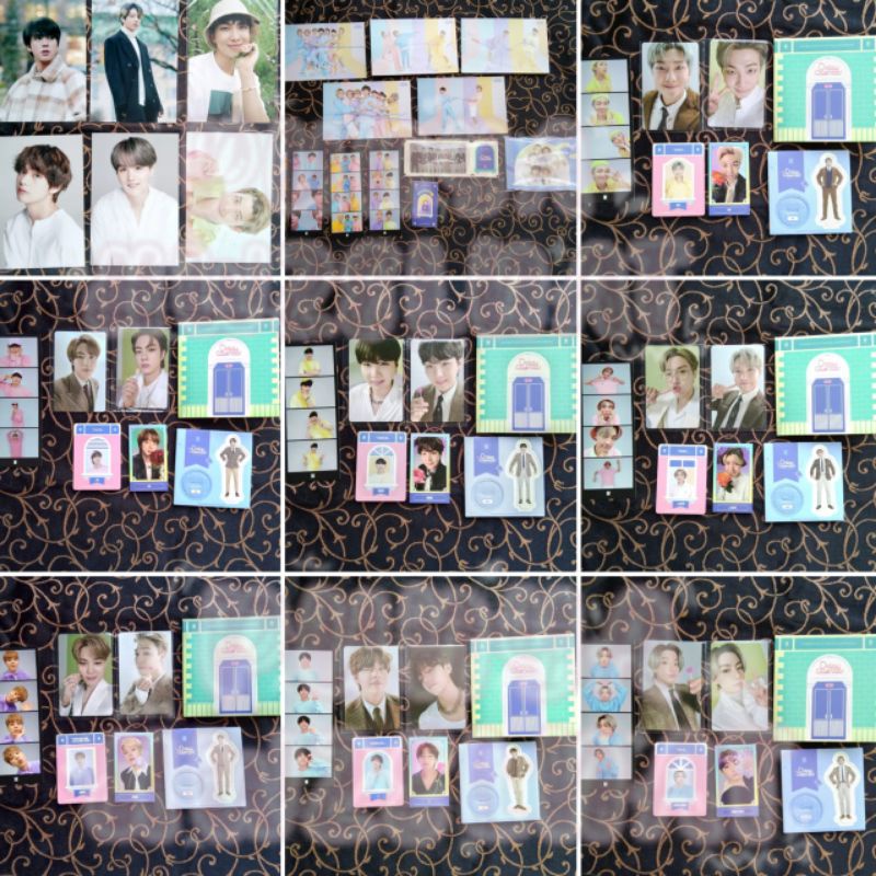 BTS FESTA D DAY CALENDAR  NAMJOON RM SET UNIT VHOPE NAMJINKOOK YOONMIN POSTCARD POCA PC PHOTOCARD