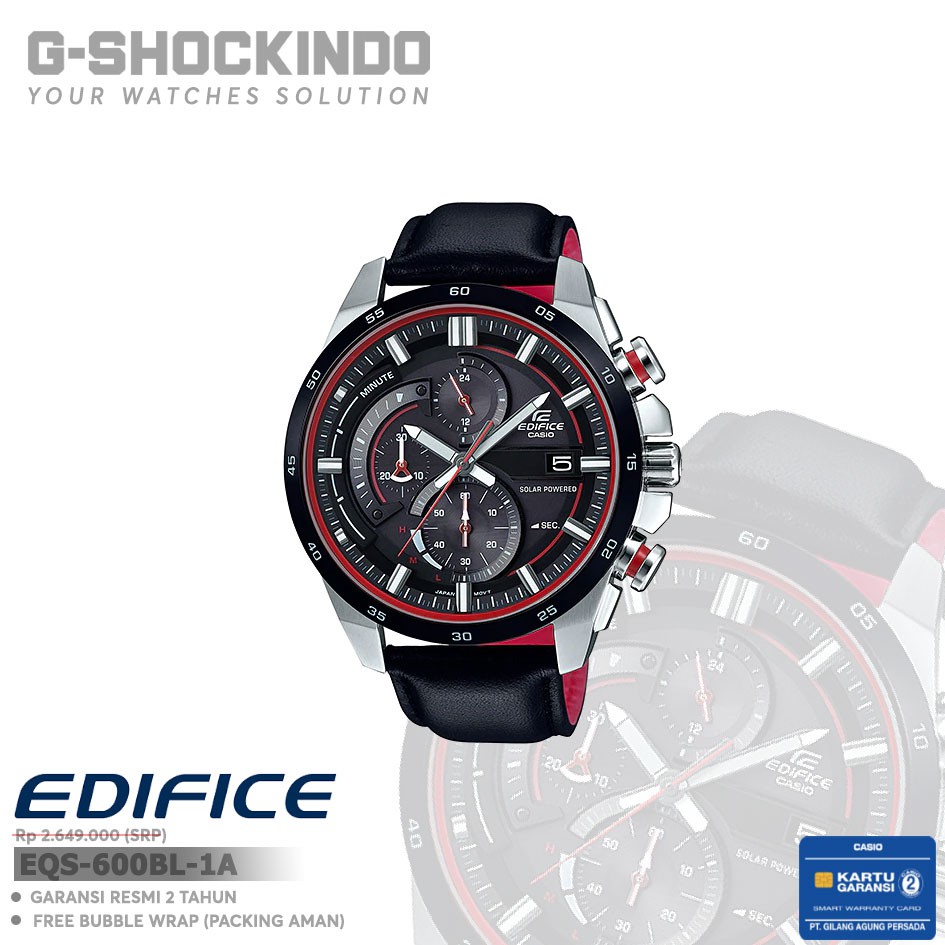Casio Edifice EQS-600BL-1A / EQS-600BL-1AUDF Original
