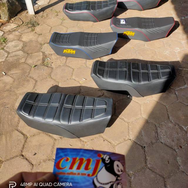Jok rx king siku timbul pres hitam - jok ktm lis - jok tahu rx king