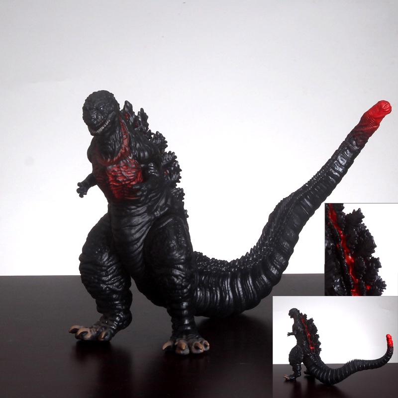 Mainan Action Figure Model Anime Godzilla Burning Godzilla Ukuran 17CM Sendi Bergerak