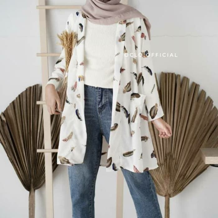 Kardigan Bulu By BOUTIQUE / OUTER MOTIF BULU / CARDIGAN FEATHER REALY BEAUTY