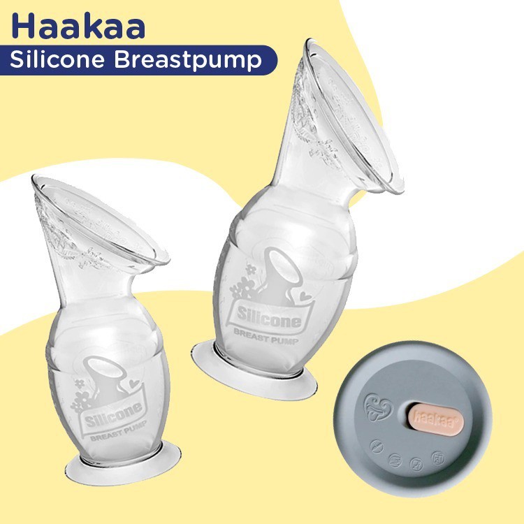 Haakaa Silicone Breast Pump | Pompa Asi