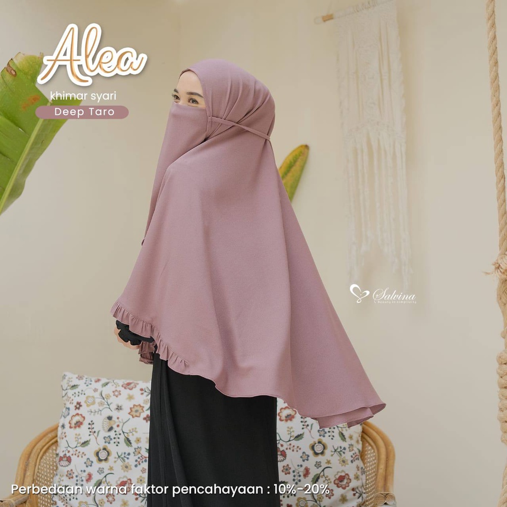 Khimar Syar'i Khimar syari Cadar Khimar Alea Warna Deep Taro