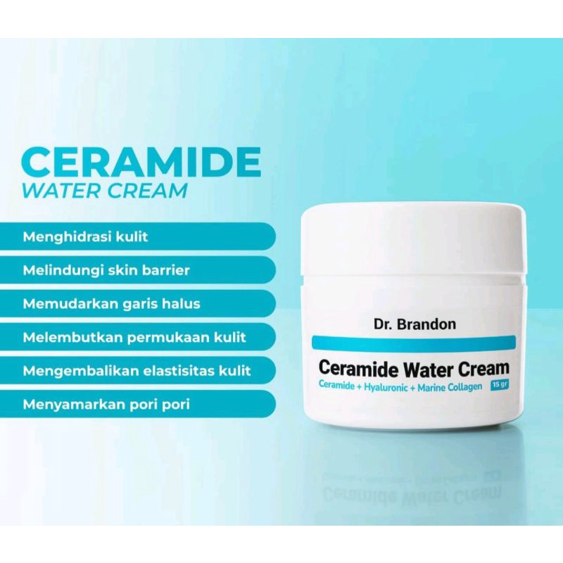 DR BRANDON CERAMIDE WATER CREAM 15gr