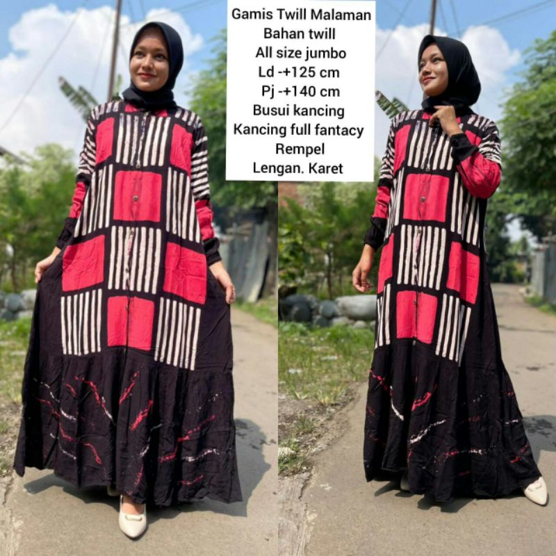 GAMIS TWILL ORI SIZE JUMBO LD 120-125 CM