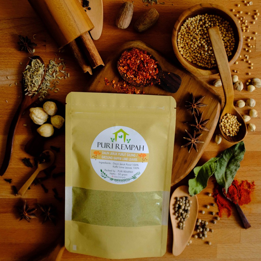 

Daun Jeruk Purut Giling / Ground Kaffir Lime Leaves