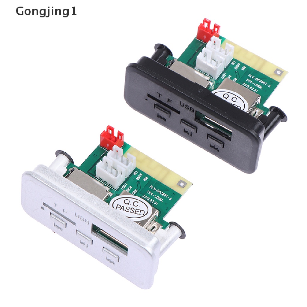 Gongjing1 Papan Modul Decoder Audio MP3 WMA Player Radio Fm Bluetooth 5.0 12V Untuk Mobil