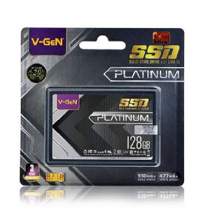 VGEN SSD SATA 128GB/256GB/512GB