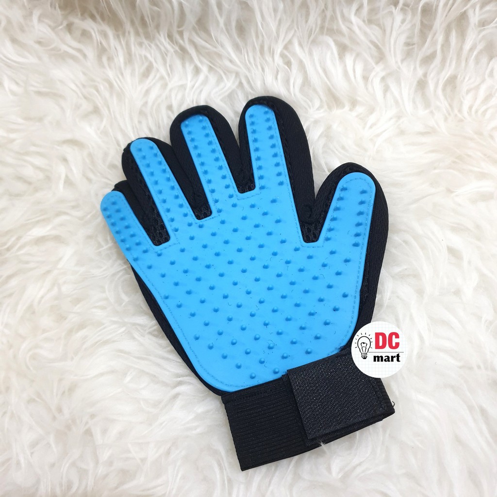 Pet Glove True Touch Kucing Anjing / Sisir Grooming Bentuk Sarung Tangan
