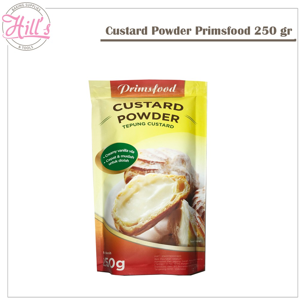 

TEPUNG CUSTARD POWDER 250gr PRIMSFOOD / BUBUK VLA CUSTARD 250 gr PRIMS FOOD