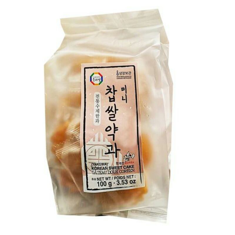 

Wang Korean Sweet Cake Mini /Mini Chapsal Yakgwa 100gr