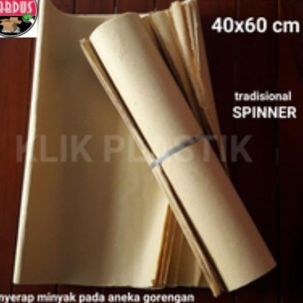 

Hot Item KERTAS MERANG 43X62CM ISI 25PCS/KERTAS MINYAK/PENYERAP MINYAK SPINNER ,,,,