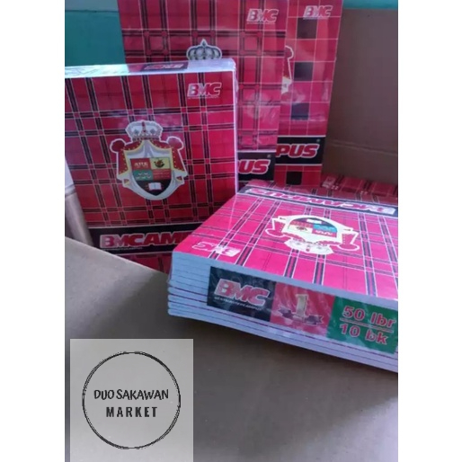 

BUKU TULIS ANAK SEKOLAH/BUKU BMCAMPUS 1 PACK ISI 36 & 50 LEMBAR