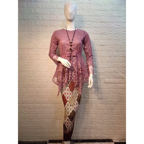 kebaya gomes  kebaya pesta  kebaya wisuda kebaya modren-Lavender