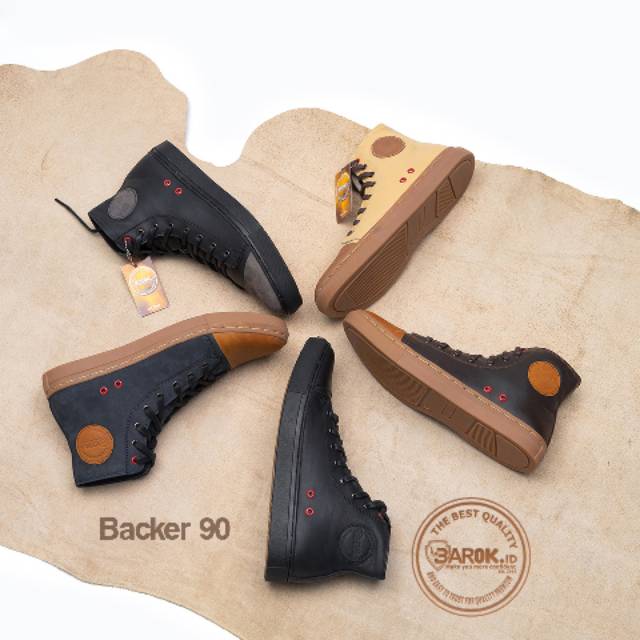  Sepatu  kulit Best seller merk barok id type backer classic 