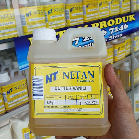 NETAN BUTTER VANILI OIL 1KG ( VANILI )