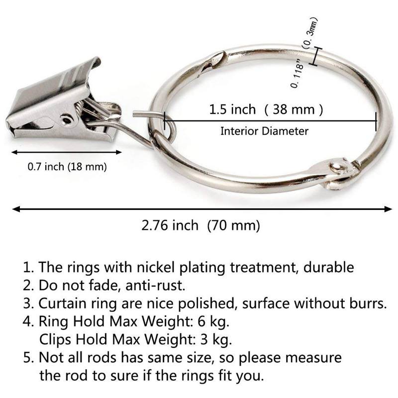 25 Pak Cincin Tirai Jendela Bahan Metal Shopee Indonesia