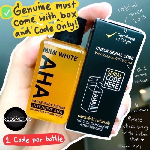 Mimi white AHA Serum 30ml Mimi white AHA ORIGINAL BPOM HALAL