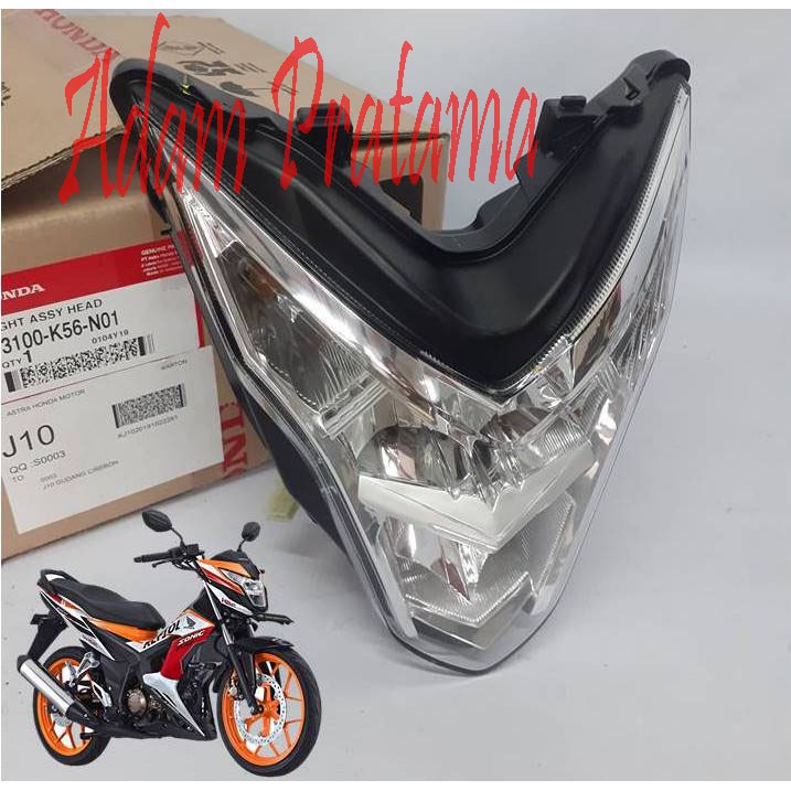 Lampu Depan Sonic 150 R 33100-K56-N01 Reflektor Sonic 150 Kaca Lampu Sonic 150 Head Lamp Sonic 150