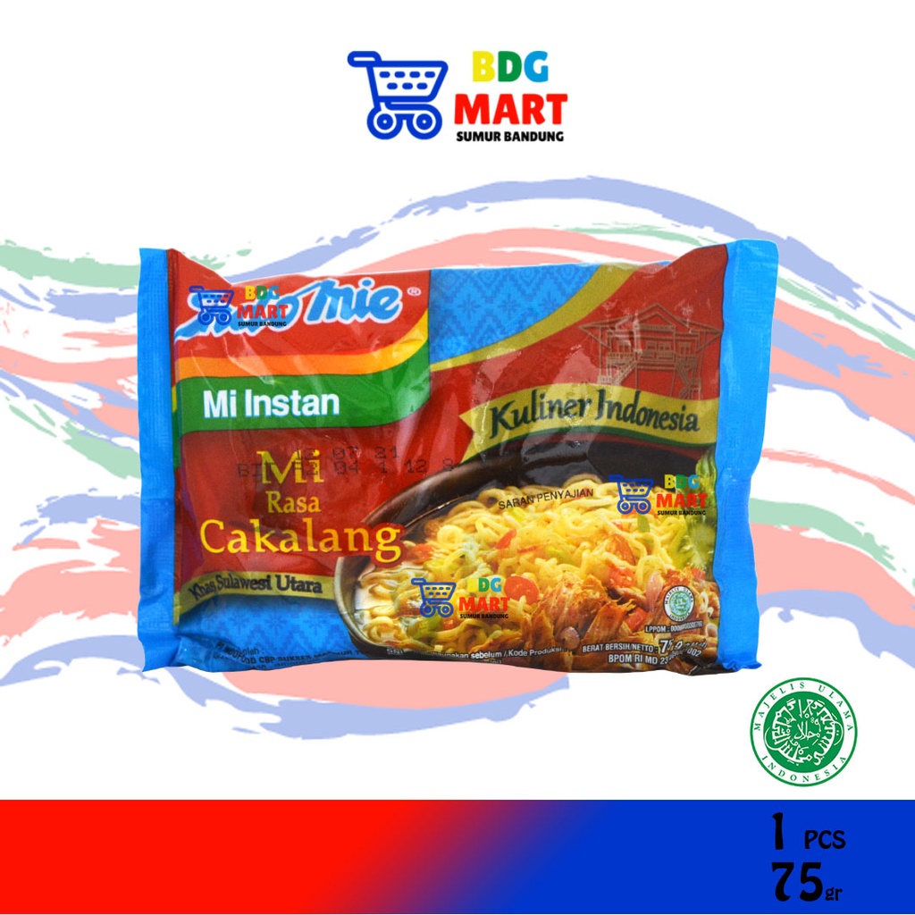 

ECER Indomie Kuliner Mi Cakalang Kuah Mie Instan Manado Halal - 75gr