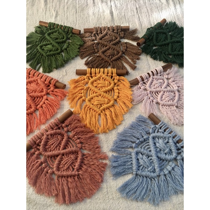 Macrame / macrame murah / macrame mini colour / macrame wall hanging