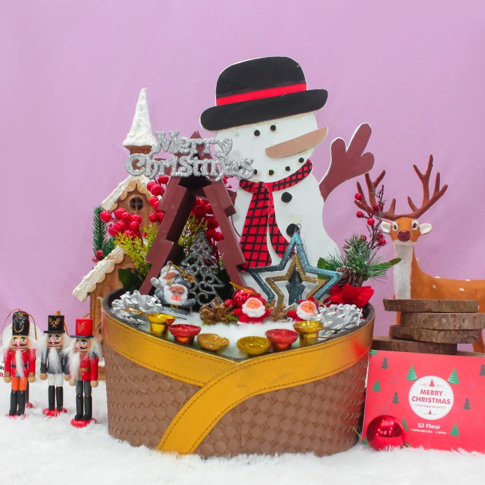 

Paket dekorasi hampers natal christmas parcel 17