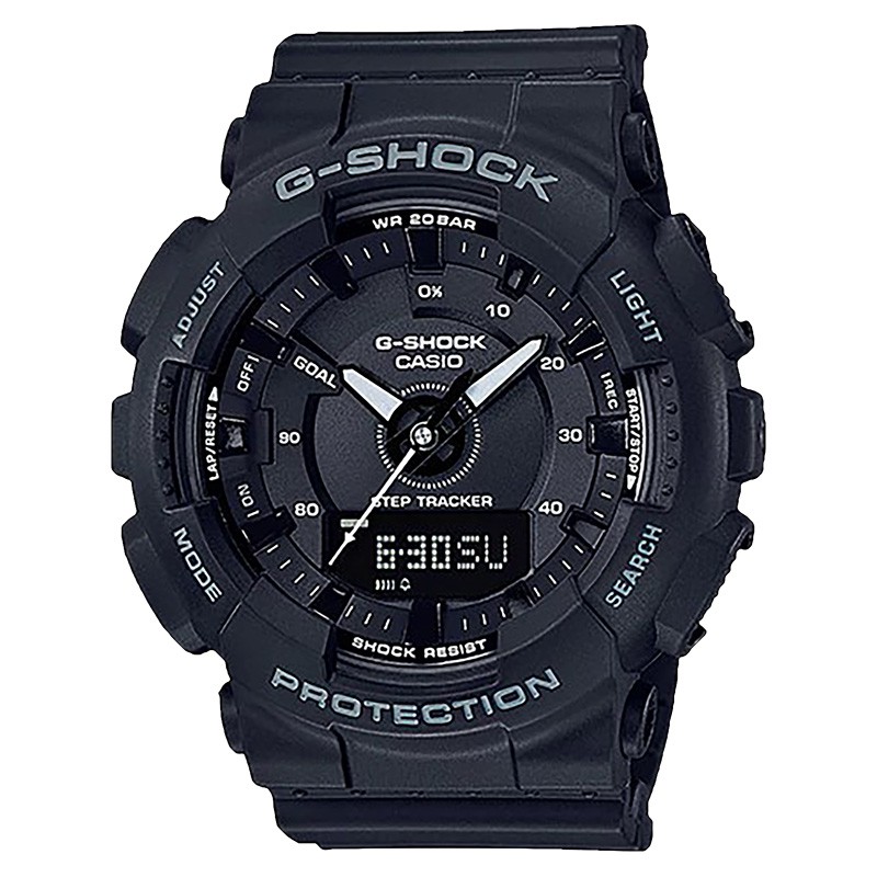 Casio G-Shock S Series GMA-S130-1ADR Black Digital Analog