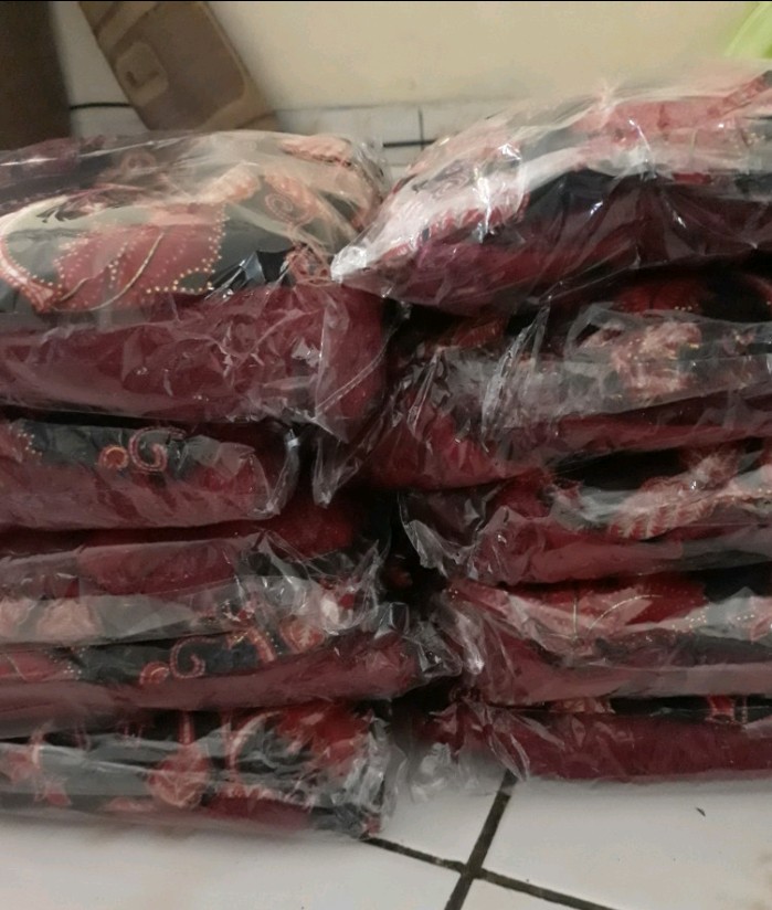 Bswart Batik Hrb026 Kenongo Hem Pendek Padi Pekalongan M L Xl Batik Pria Murah Modern Grosir