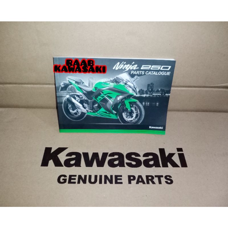 BUKU PART KATALOG KAWASAKI NINJA 250 FI OLD LAMA