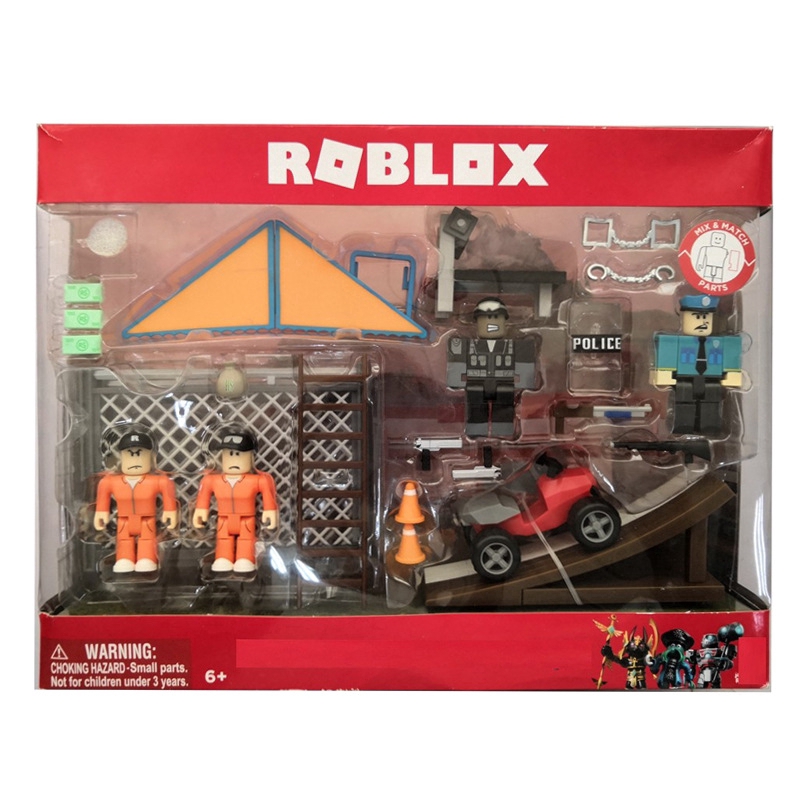 Roblox Zombie Attack Edition Game Character 4 Pcs Action Figure Kids Toys Gifts Tv Movie Video Games Toys Hobbies - zombie police roblox toys